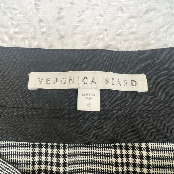 VERONICA BEARD Glen Plaid Cigarette Pants 6 - Picture 6 of 8